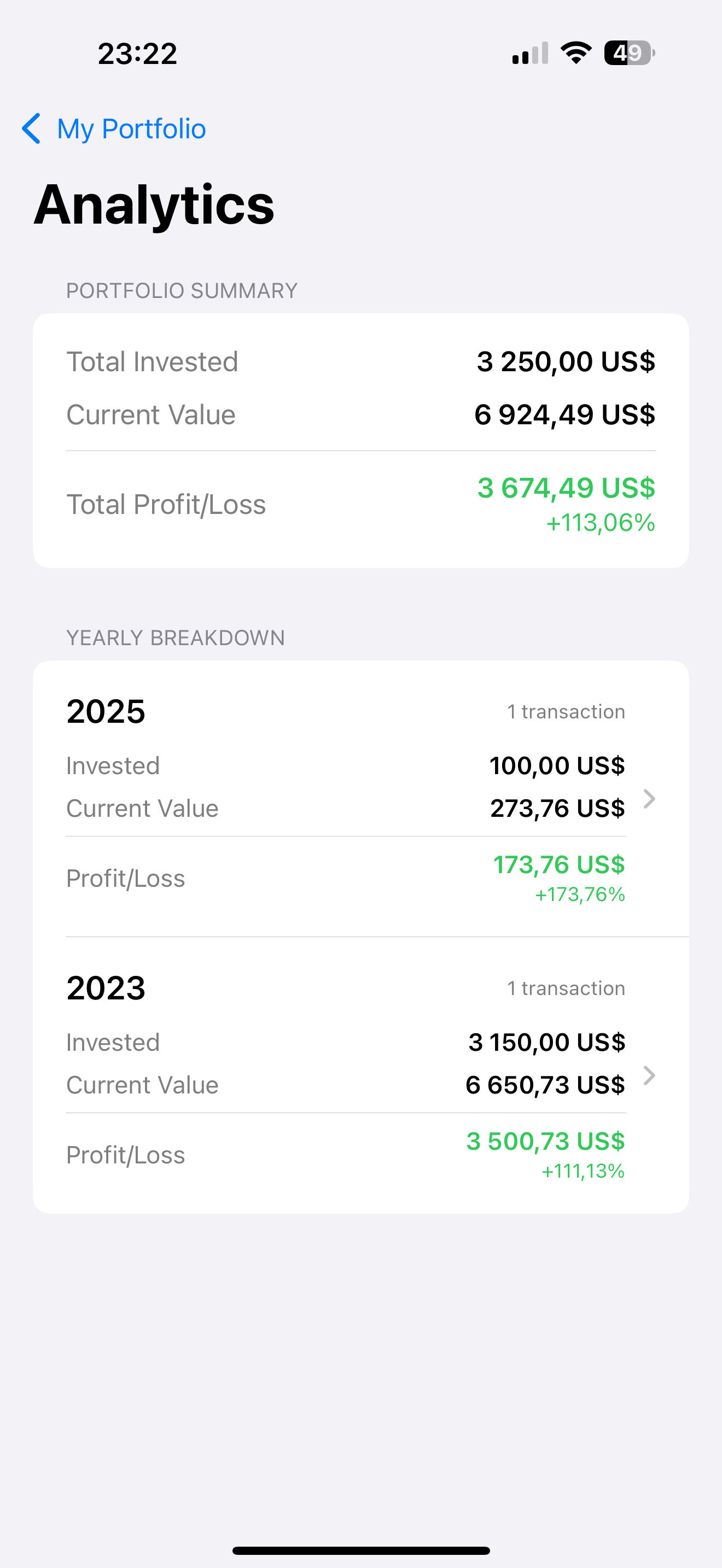 Just Portfolio screenshot 3