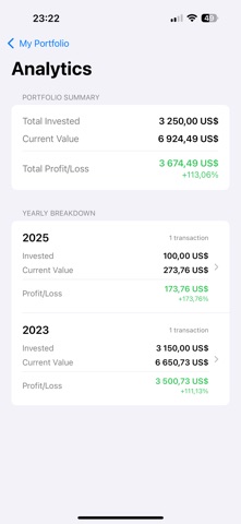 Just Portfolio screenshot