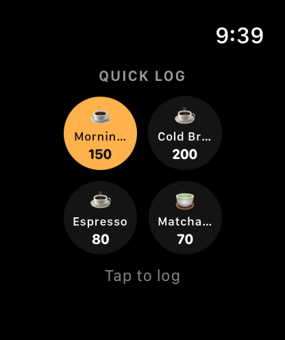 Caff Conscious: Caffeine Log