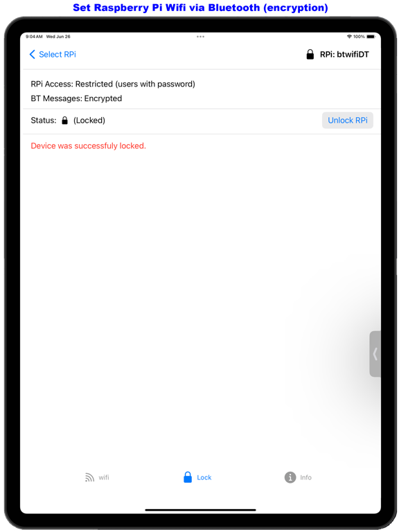 BTBerryWifi iPad screenshot 2 - Utilities app