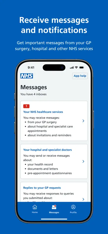 NHS App screenshot 3 of 7
