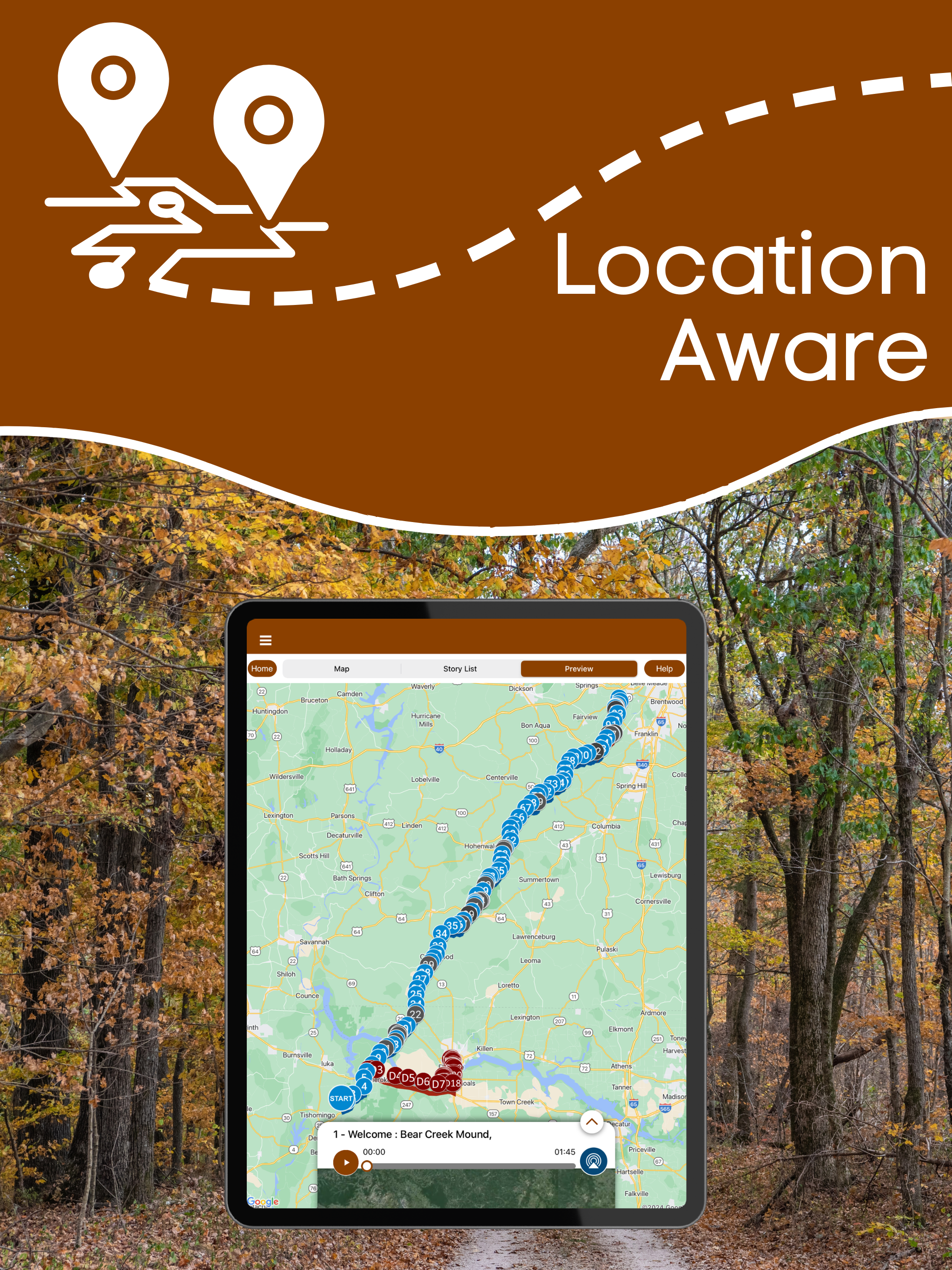 Natchez Trace Parkway GPS Tour