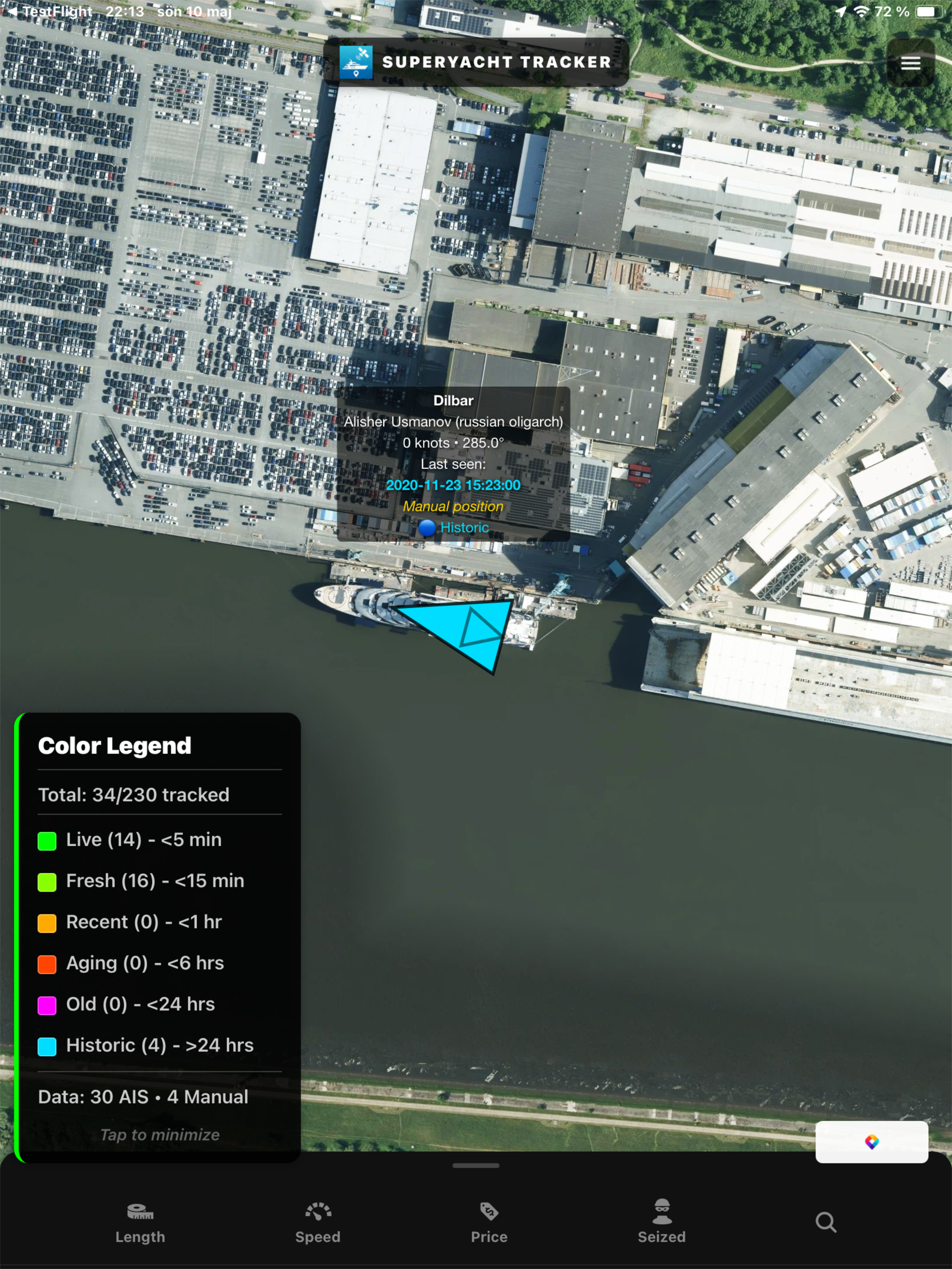 Superyacht Tracker