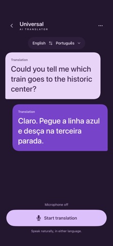 Universal AI Translator Screenshot 1 of 5