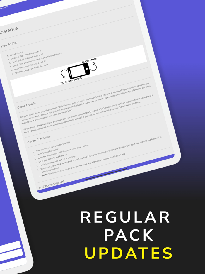 Charades  Act It Out Heads Up