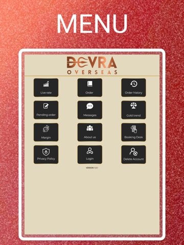 Devra Overseas iPad screenshot