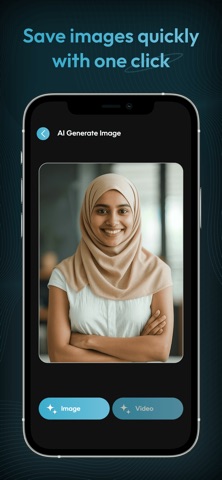 AI Hijab Woman Photo Making screenshot