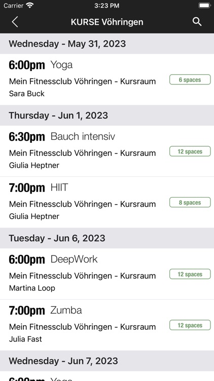 MEIN FITNESSCLUB screenshot-4