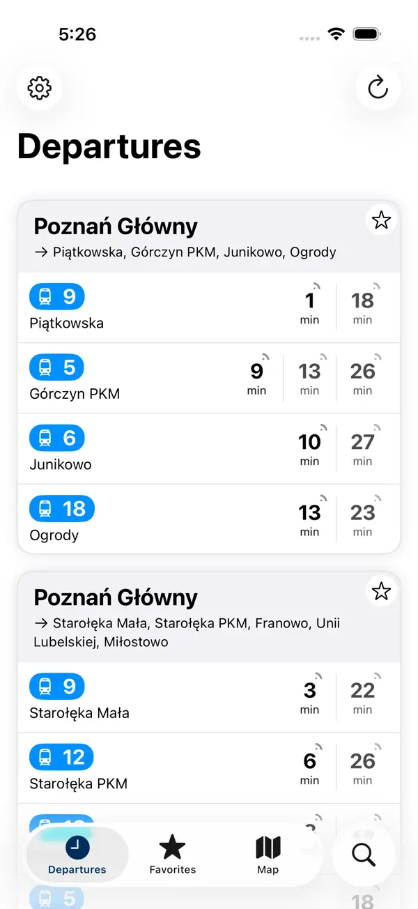 Screenshot #1 pour Departures Poznań