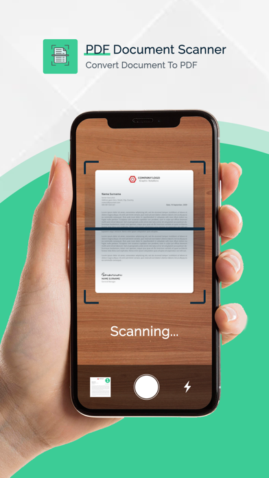 Screenshot #1 pour PDF Document Scanner Editor