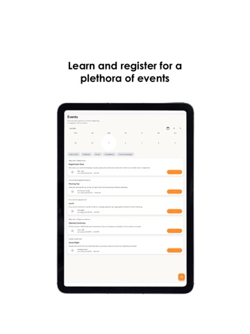 ADL26 Delegate iPad screenshot 2