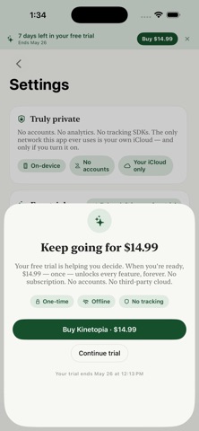 Kinetopia - Fitness Tracker Screenshot 8 of 8