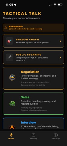 Tactical Talk iPhone screenshot