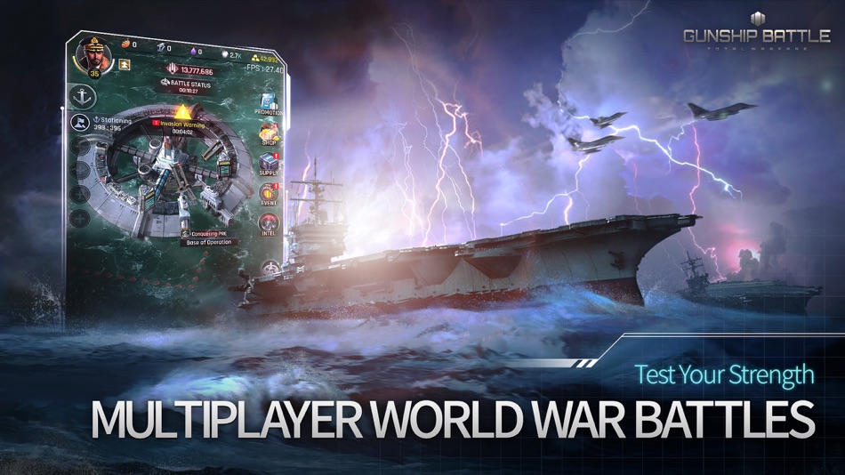 #4. Gunship Battle Total Warfare (iOS) 来自: JOYCITY Corp