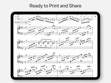 Piano Transcriptionist iPad screenshot