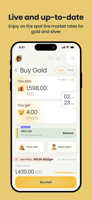 OGold Wallet: Buy Gold・Silver iPhone screenshot 6