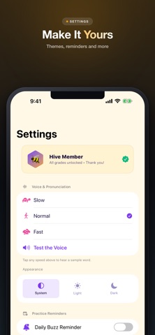 SpellBee - Spelling for Kids iPhone screenshot