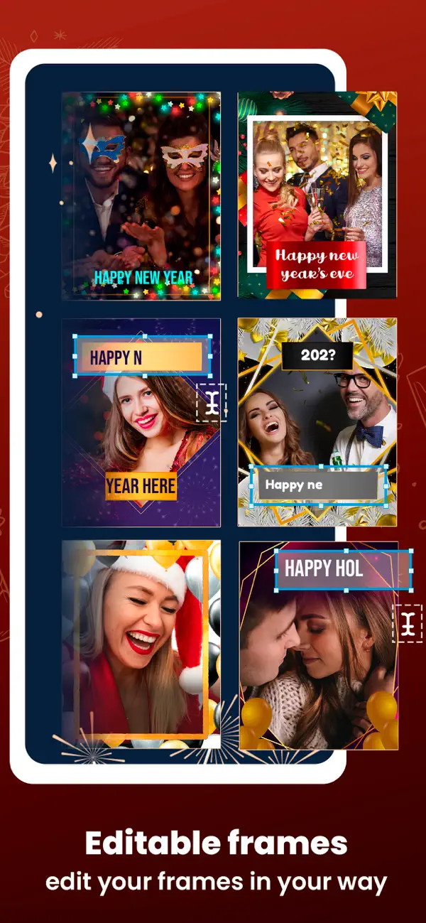 Screenshot #3 pour Cadres photo de bonne année