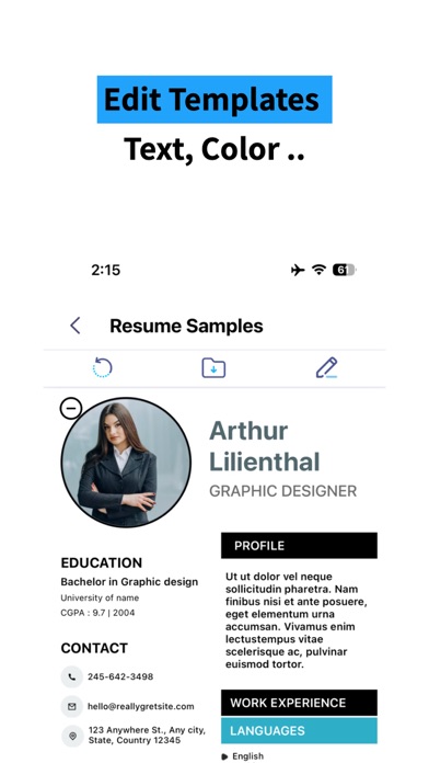 ResuME Builder - Jobs CV Maker Screenshot