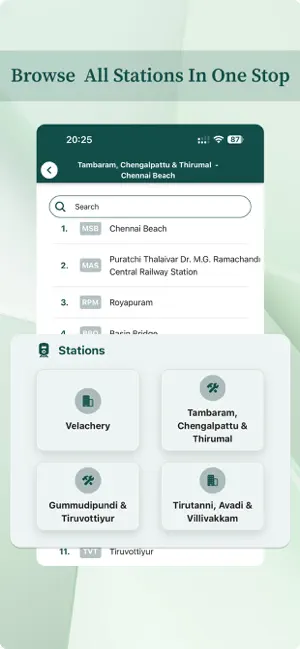 Chennai Local Trains screenshot 2
