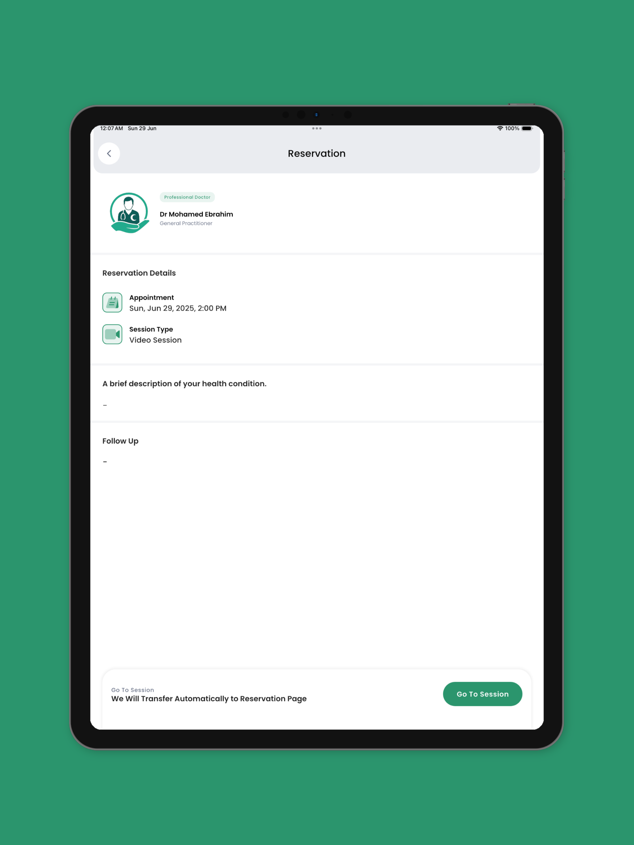 Health Advice App