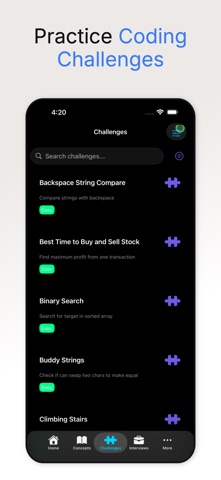 DSA Master - Data & Algorithms iPhone screenshot