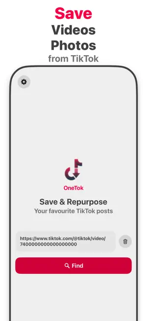 SaveTik - OneTok screenshot 1