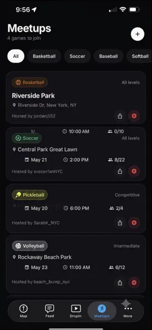 DropIn (Athletics) screenshot 2