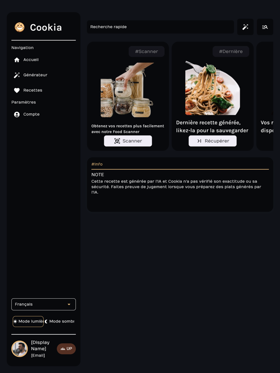 Screenshot #4 pour Cookia - Cooking & Recipe AI