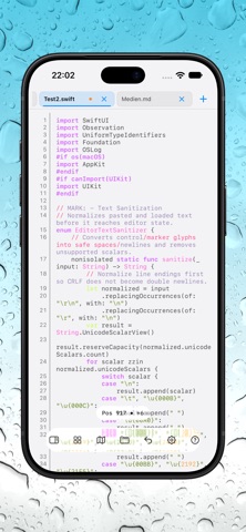 Neon Vision Editor iPhone screenshot 6