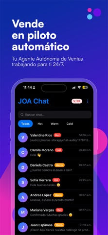 Joa Chat iPhone screenshot