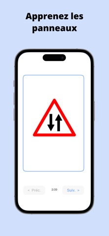 Code de la route + iPhone screenshot