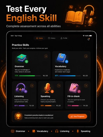 English Test: CEFR Level iPad screenshot