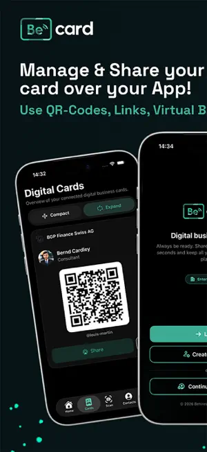 Becard - Digital Business Card screenshot 1