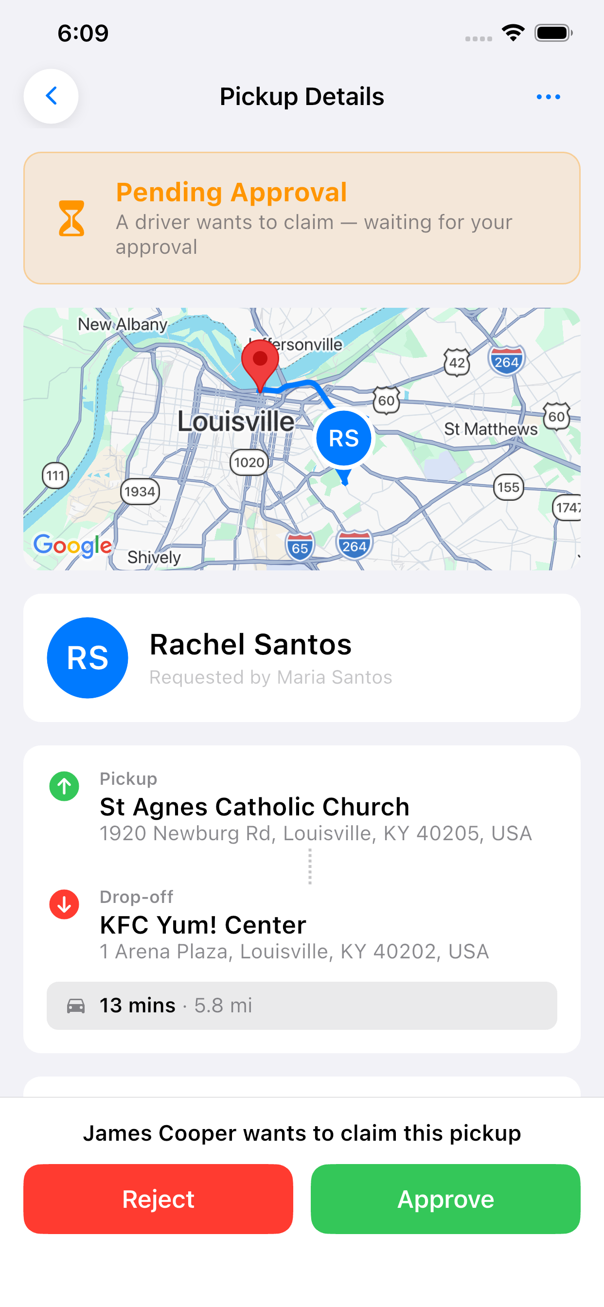 Verified Handoff (Pickup)