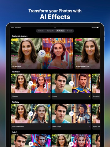 AI Photo Editor - Selfie Maker iPad screenshot