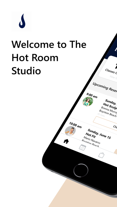 Hot Room Studio iPhone screenshot 1 - Health & Fitness app