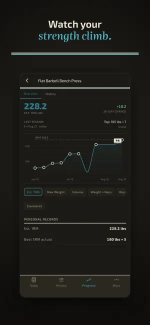 Badger: Gym Workout Tracker screenshot 4
