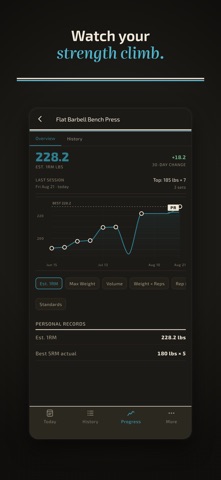 Badger: Gym Workout Tracker Screenshot 4 of 9