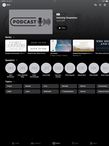 Restoration City Church iPad screenshot