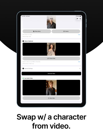 Suitch: AI Video Clone iPad screenshot