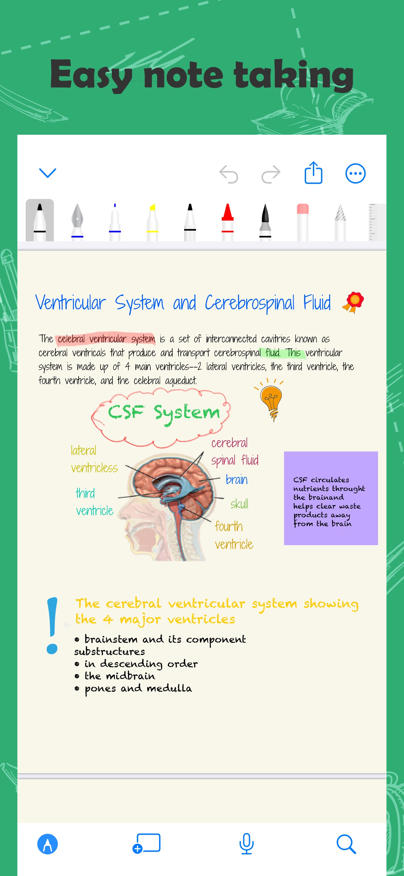 UltraNotes - Note Taking & PDF screenshot 1
