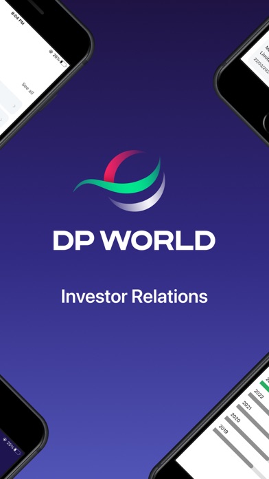 DP World Investor Relations Screenshot