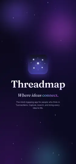 Captura de pantalla de Threadmap: Mind Maps & Collab en iPhone 1