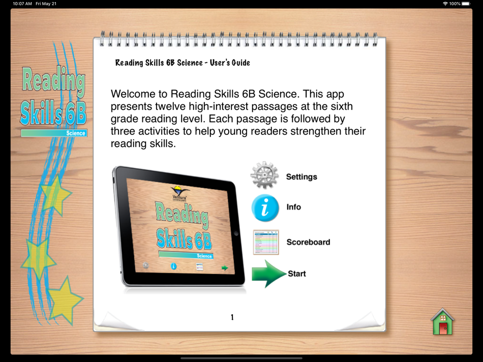 #5. Reading Skills 6B (iOS) 由: Ventura Educational Systems