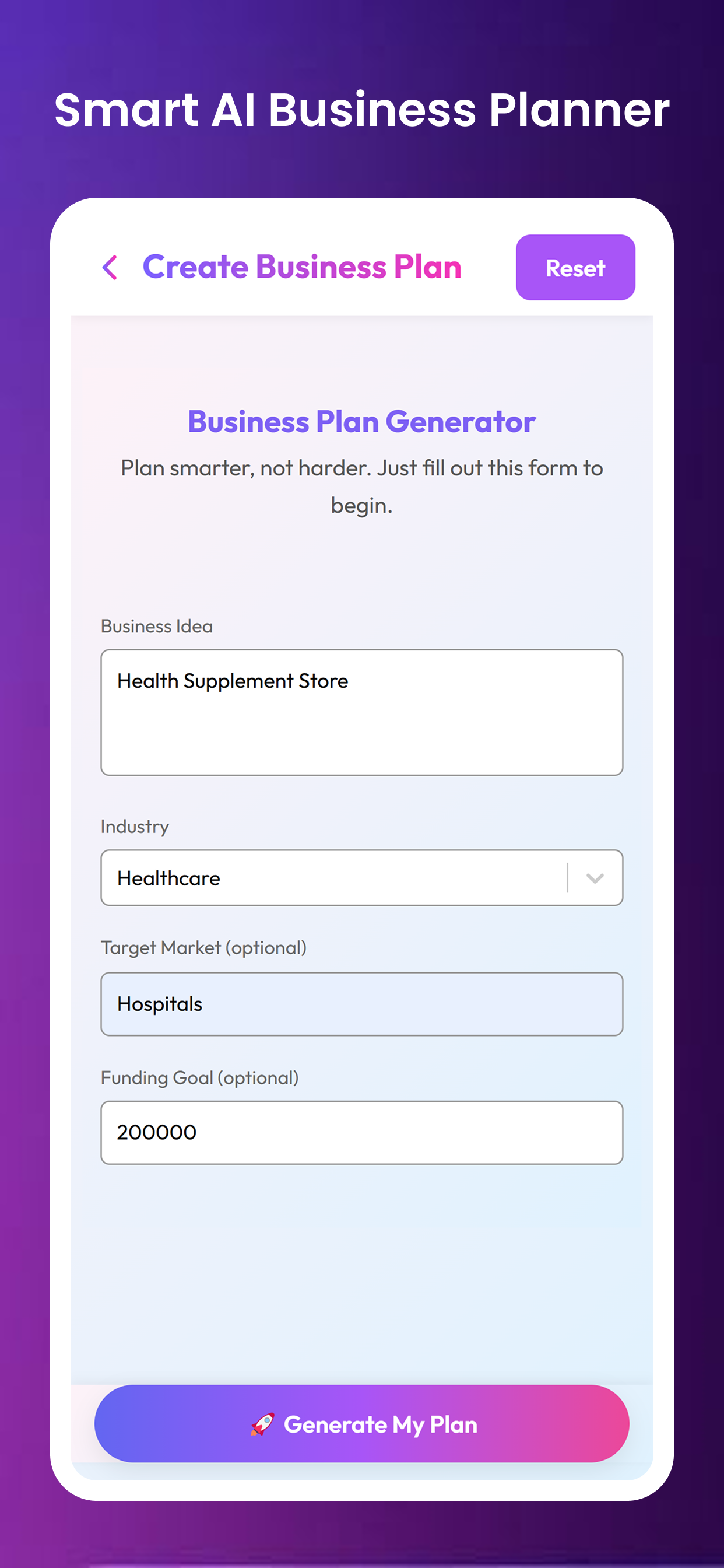 AI BizPan: Biz Plan Maker screenshot 3