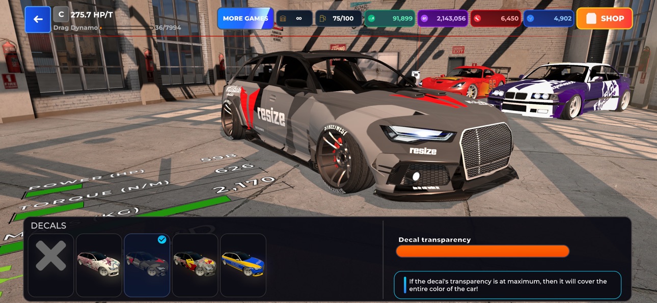 Drag Sim: King Of The Racing 2 iOS Mod IPA screenshot 2 - iOS game interface