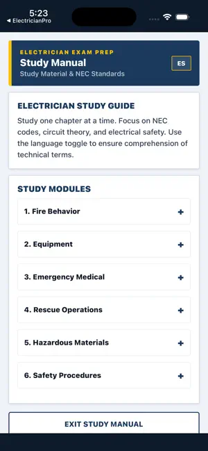 ElectricianPro – Exam Prep screenshot 2