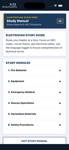 ElectricianPro – Exam Prep Screenshot 2 of 3