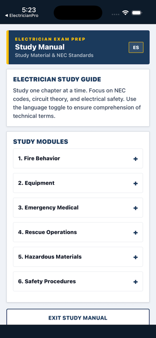 ElectricianPro – Exam Prep Screenshot 2 of 3